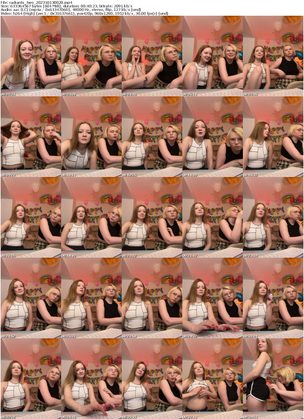 Preview thumb from radiants_two on 2023-10-13 @ bongacams