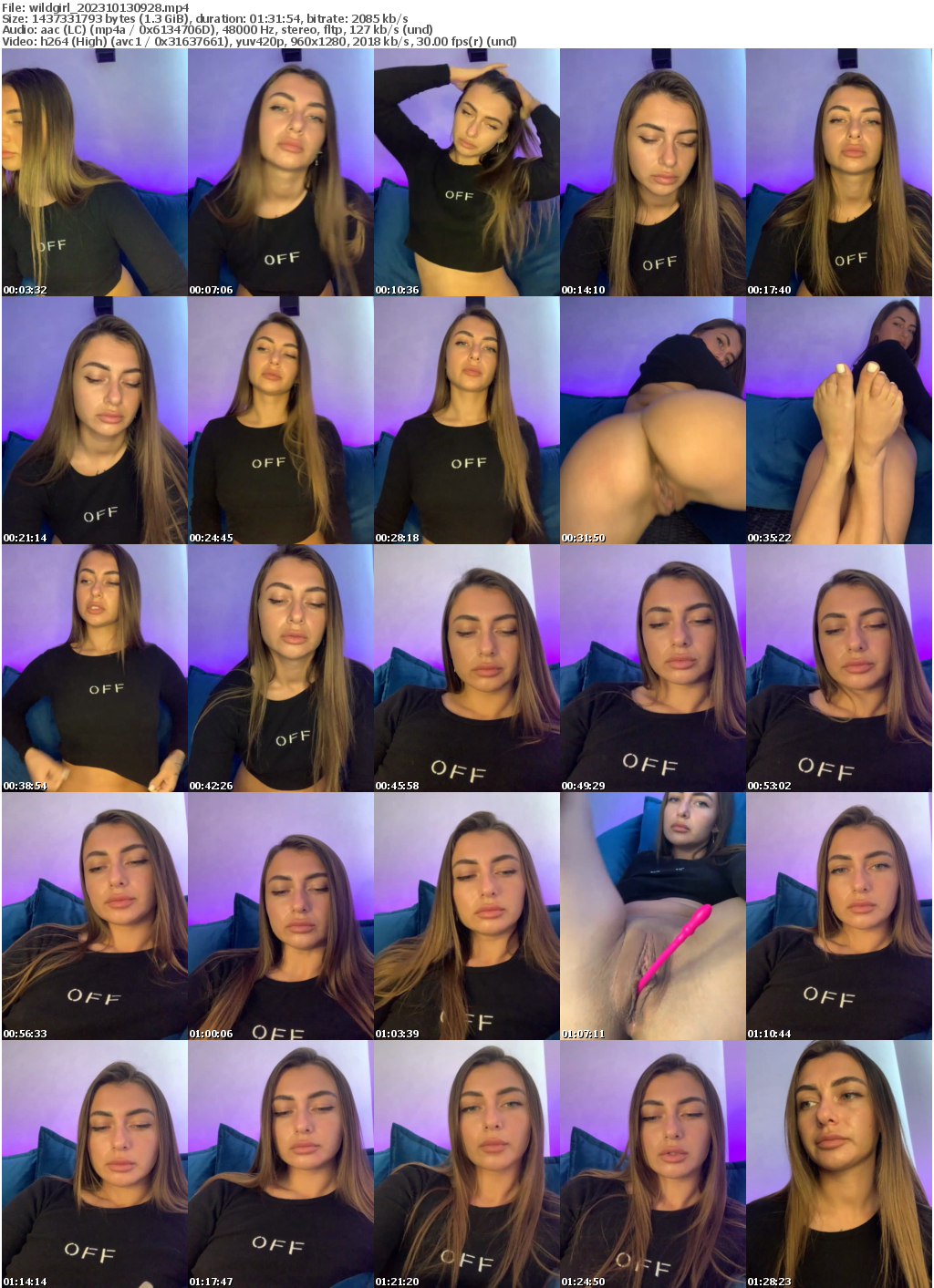 Preview thumb from wildgirl on 2023-10-13 @ bongacams