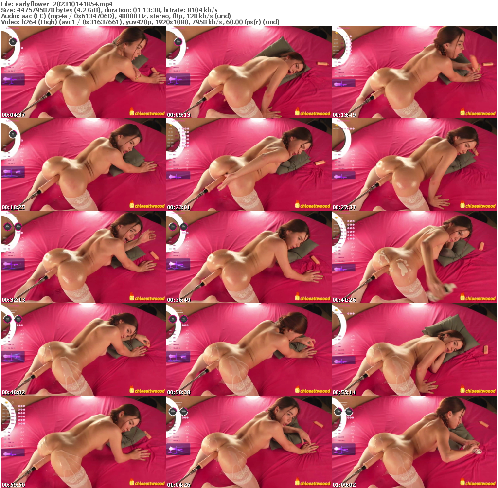 Preview thumb from earlyflower on 2023-10-14 @ bongacams