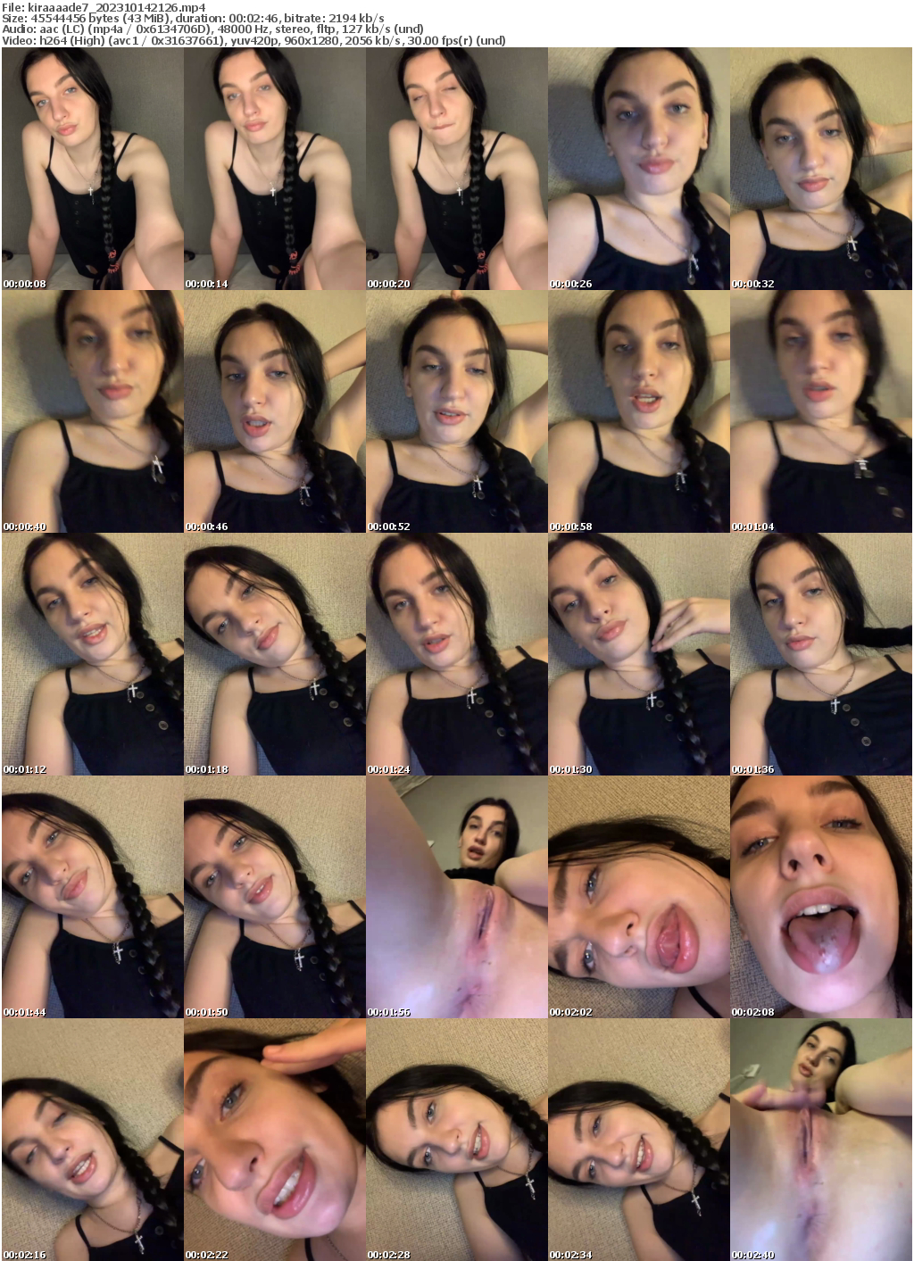 Preview thumb from kiraaaade7 on 2023-10-14 @ bongacams