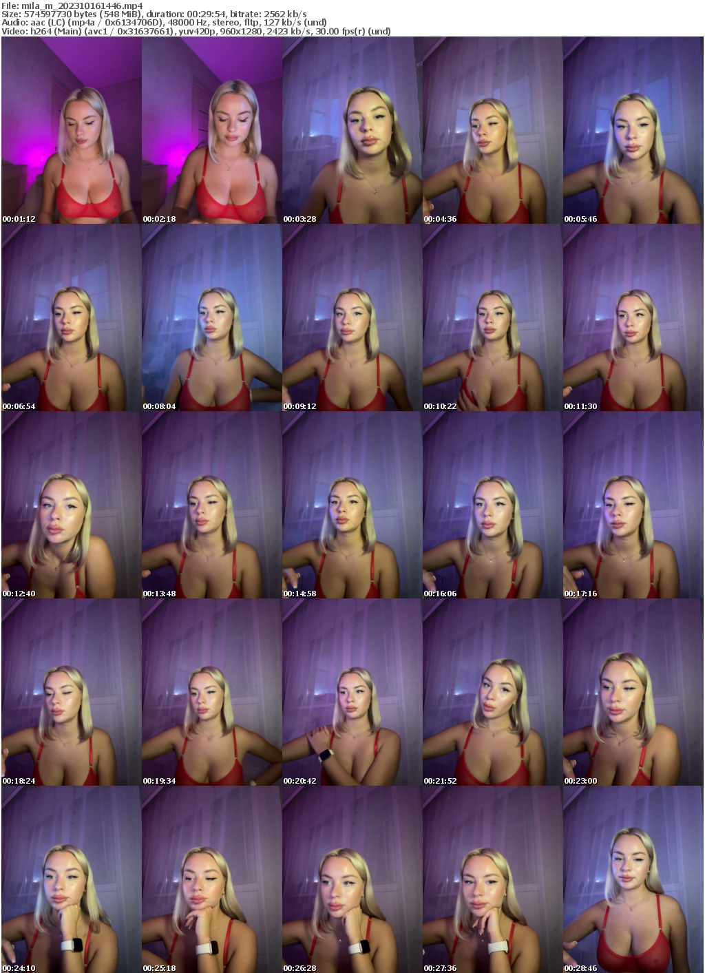 Preview thumb from mila_m on 2023-10-16 @ bongacams