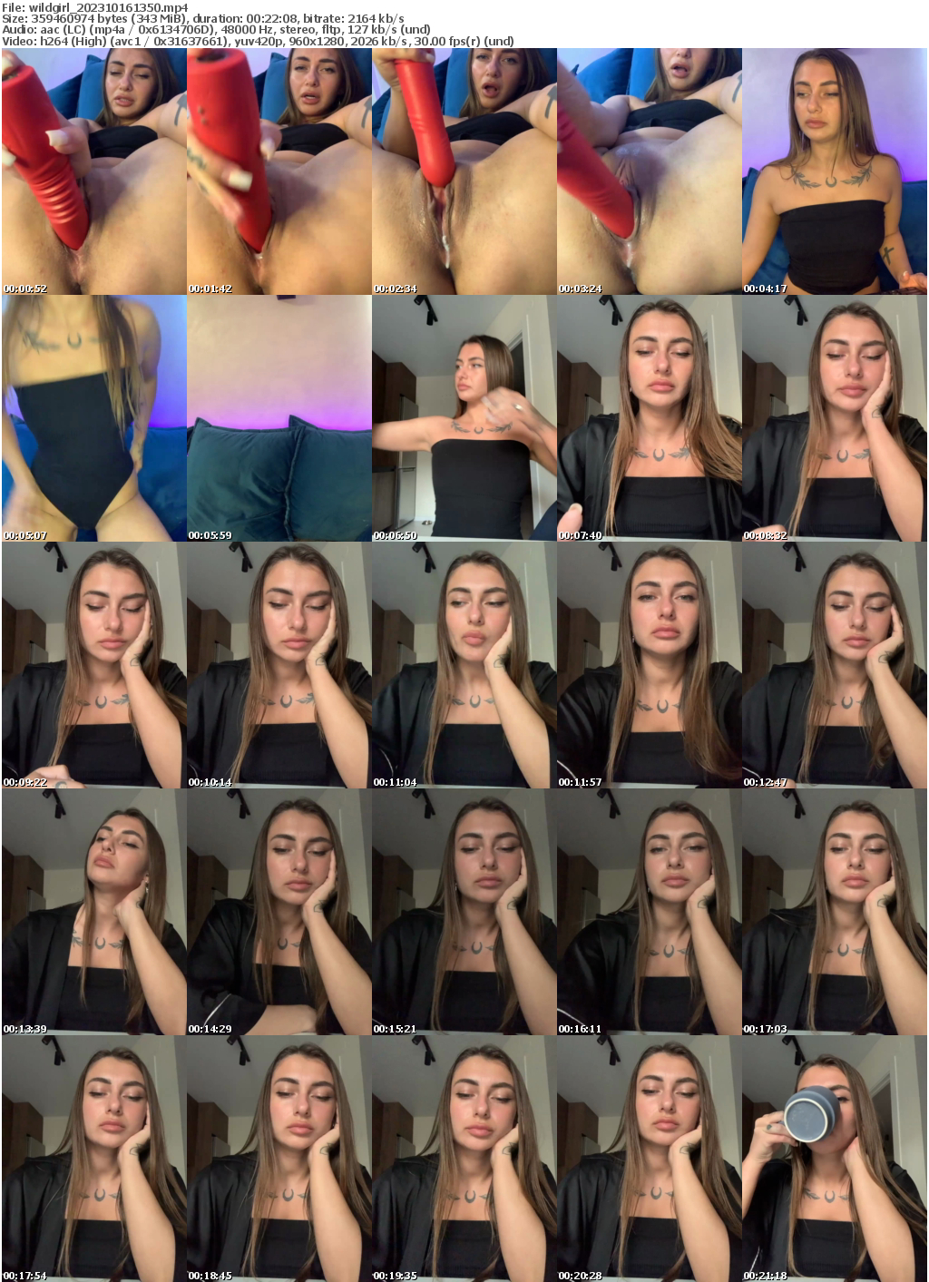 Preview thumb from wildgirl on 2023-10-16 @ bongacams