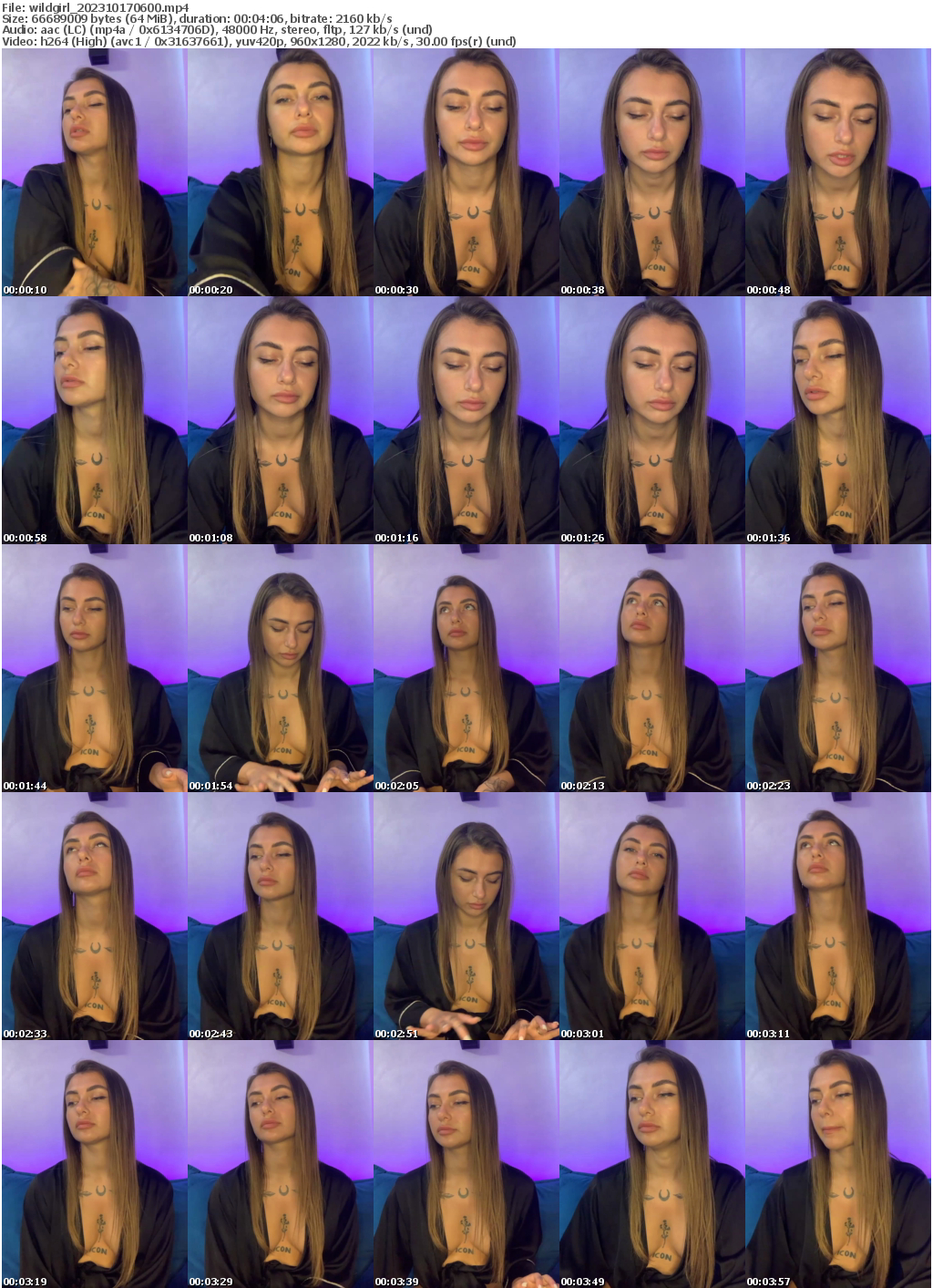 Preview thumb from wildgirl on 2023-10-17 @ bongacams