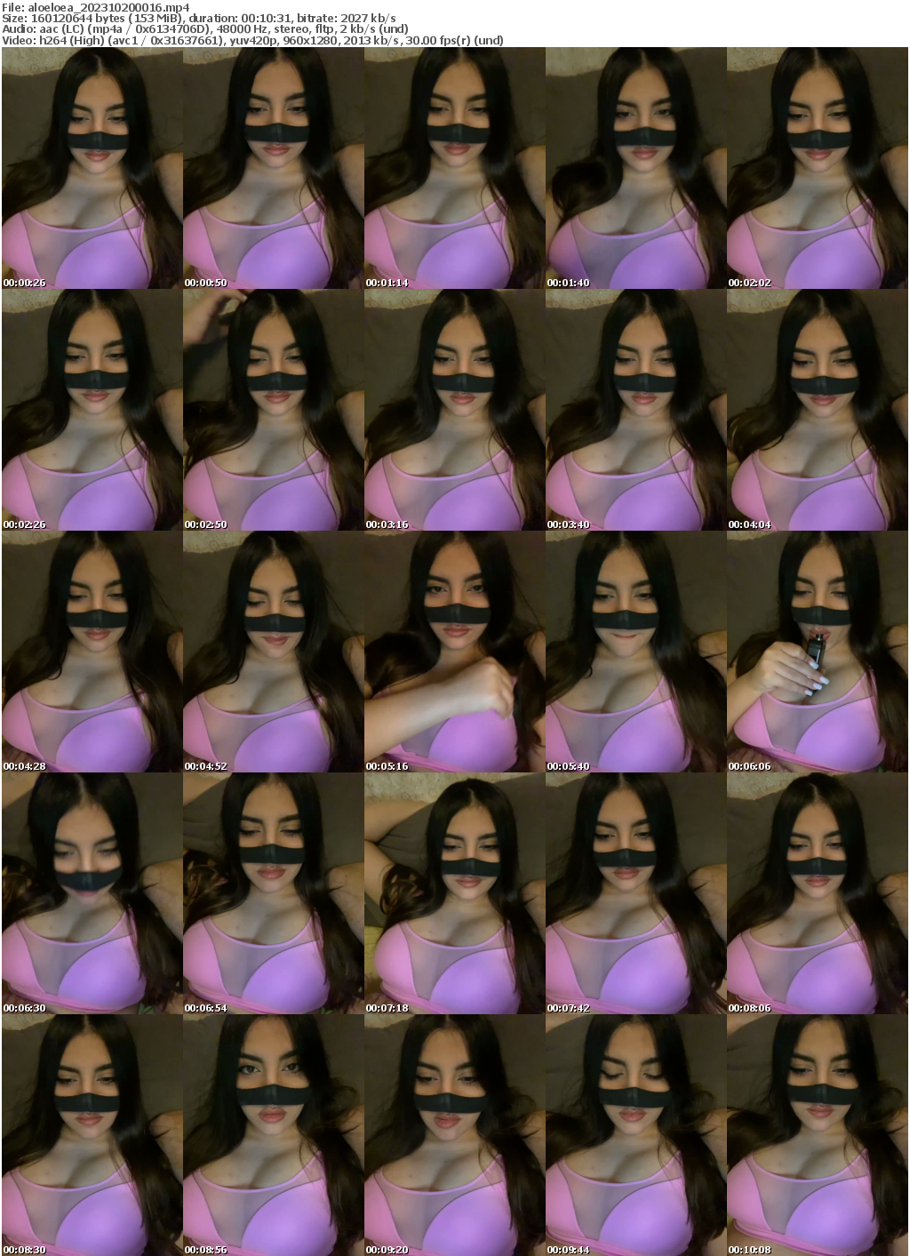 Preview thumb from aloeloea on 2023-10-20 @ bongacams