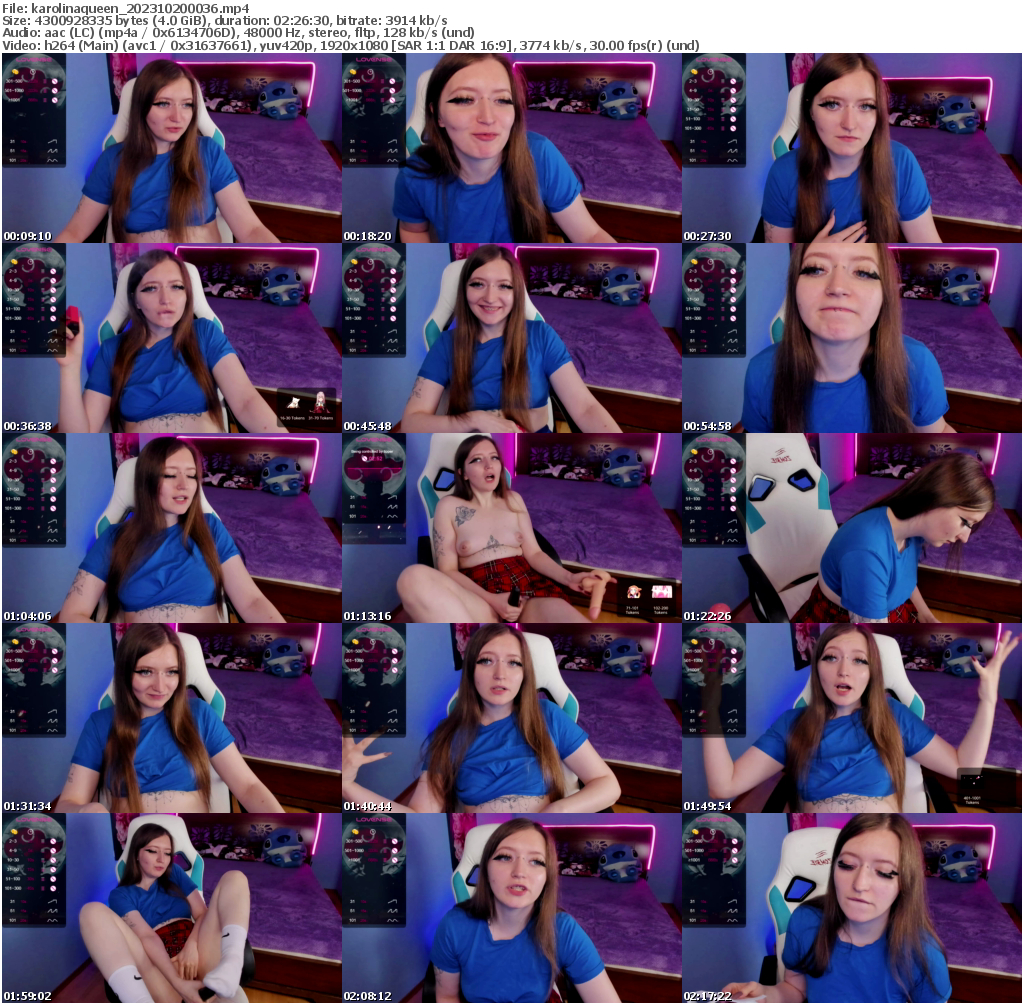 Preview thumb from karolinaqueen on 2023-10-20 @ bongacams