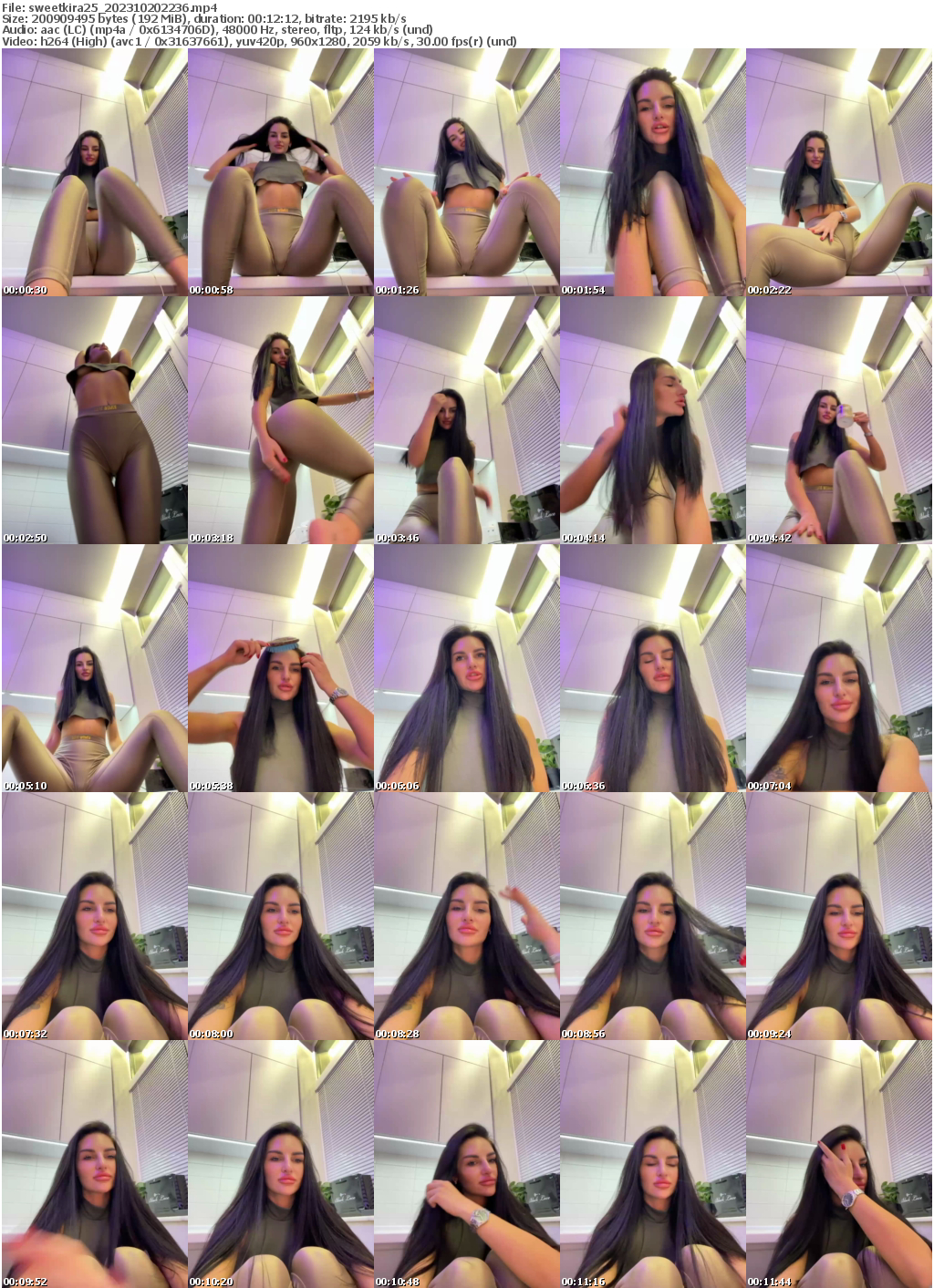 Preview thumb from sweetkira25 on 2023-10-20 @ bongacams