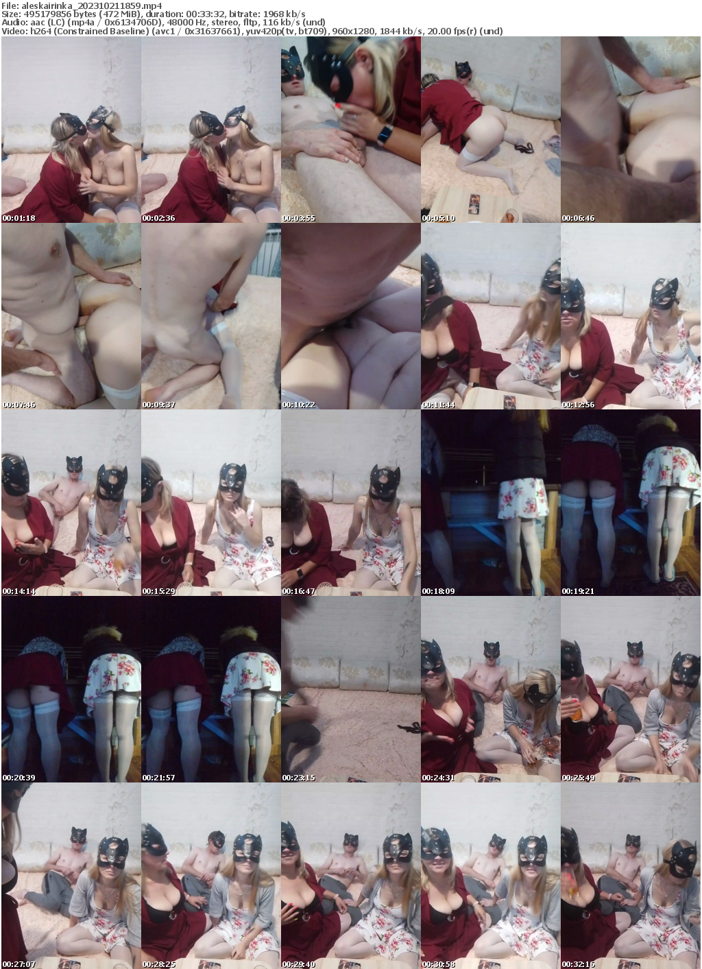 Preview thumb from aleskairinka on 2023-10-21 @ bongacams