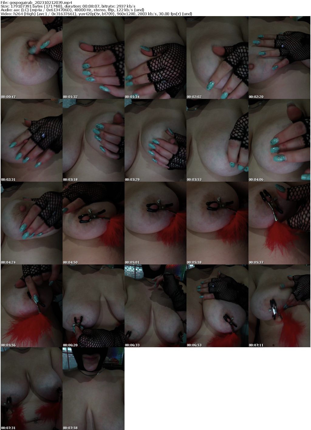 Preview thumb from gospogairab on 2023-10-21 @ bongacams