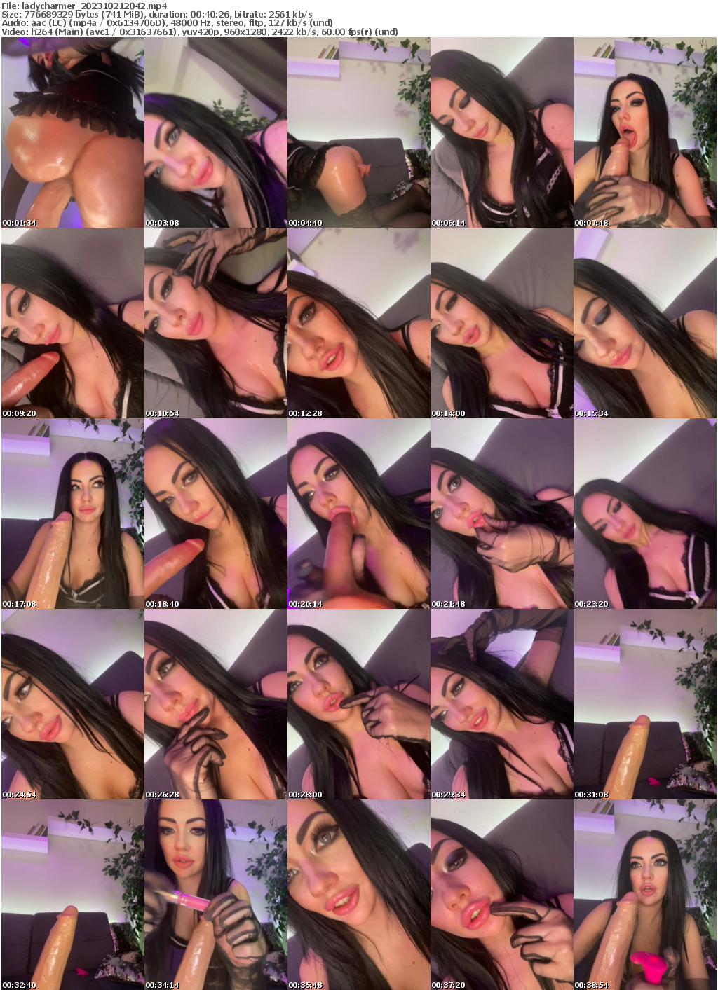 Preview thumb from ladycharmer on 2023-10-21 @ bongacams