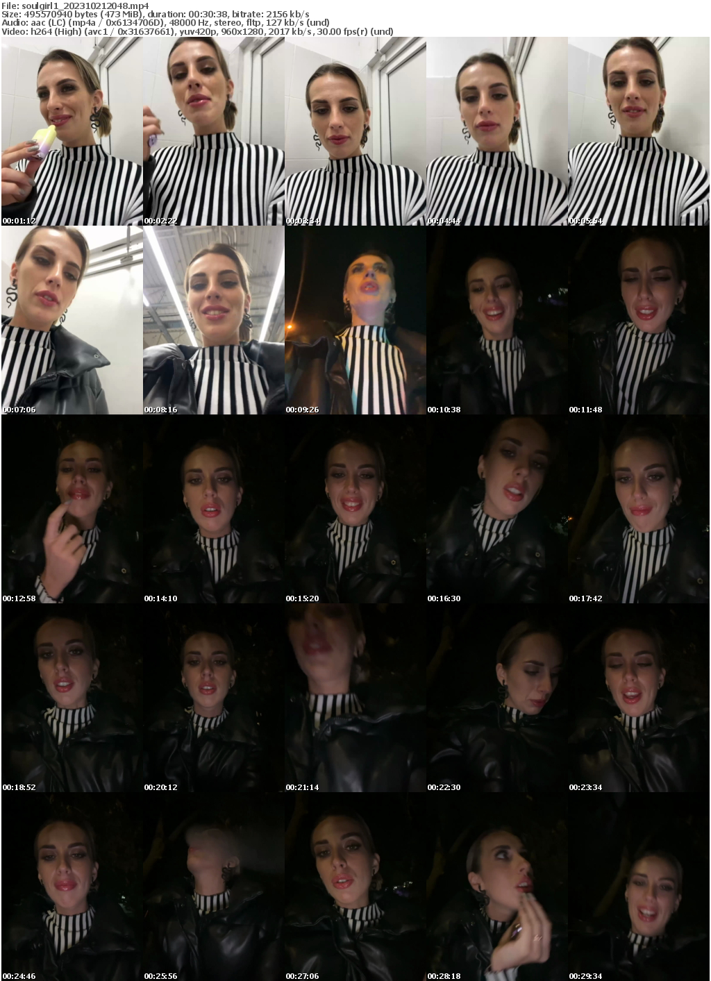 Preview thumb from soulgirl1 on 2023-10-21 @ bongacams