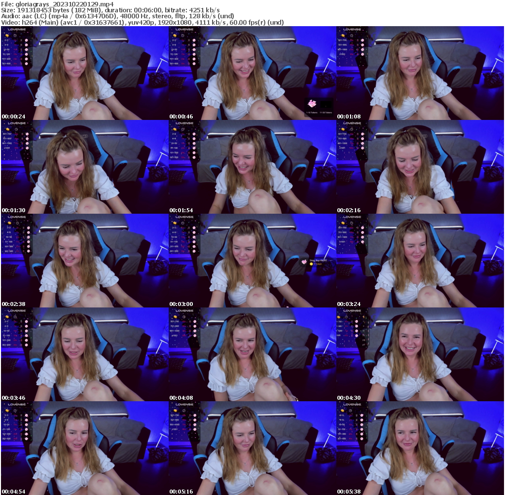 Preview thumb from gloriagrays on 2023-10-22 @ bongacams