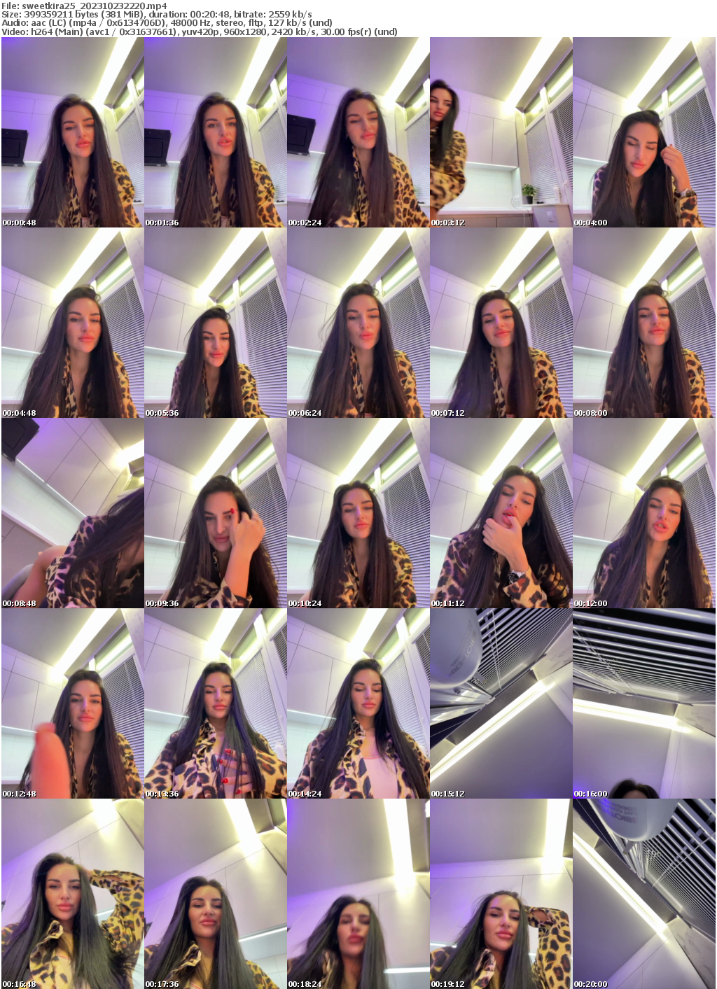 Preview thumb from sweetkira25 on 2023-10-23 @ bongacams