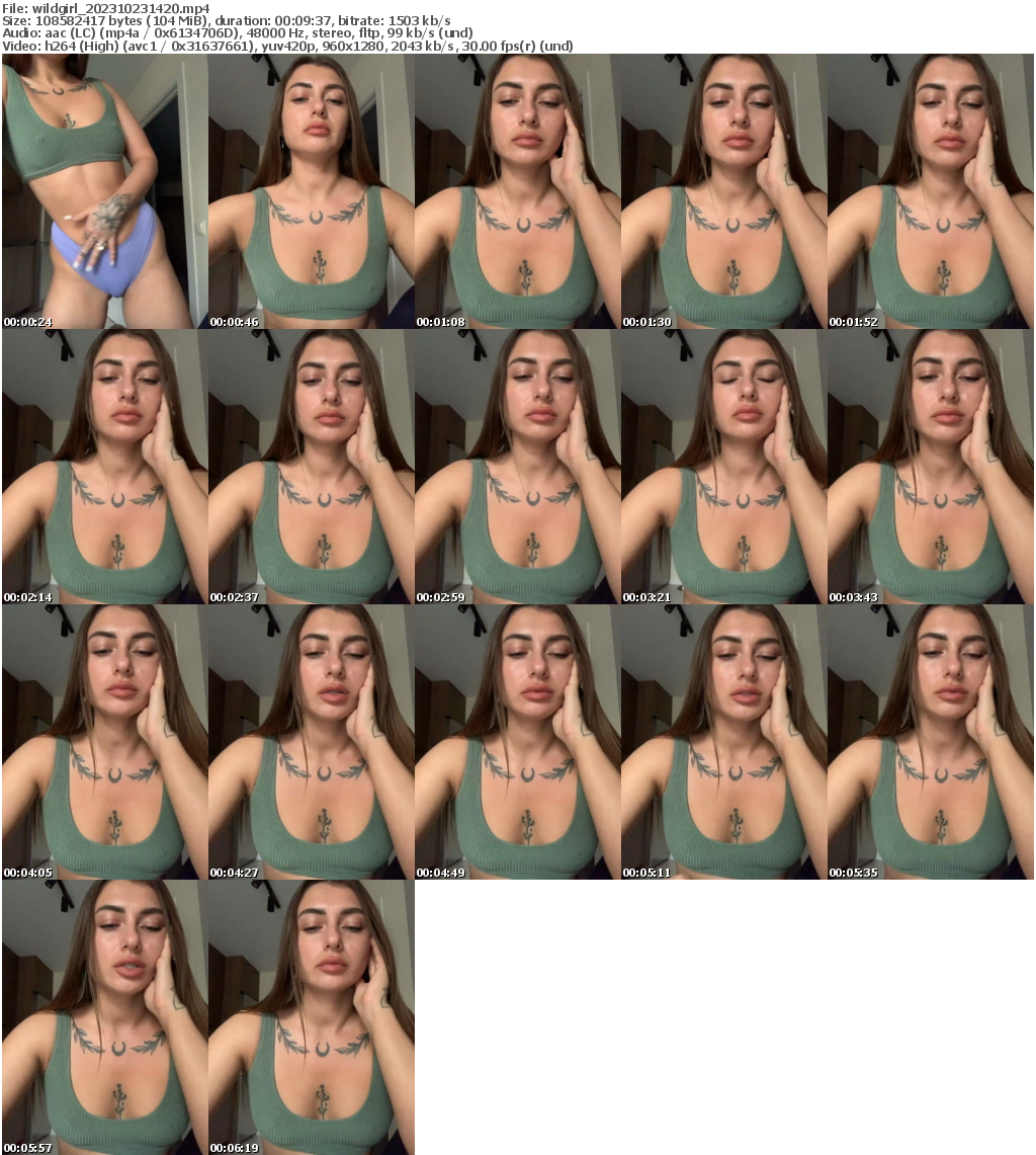 Preview thumb from wildgirl on 2023-10-23 @ bongacams