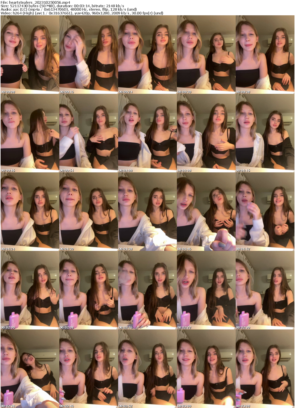 Preview thumb from heartstealers on 2023-10-25 @ bongacams