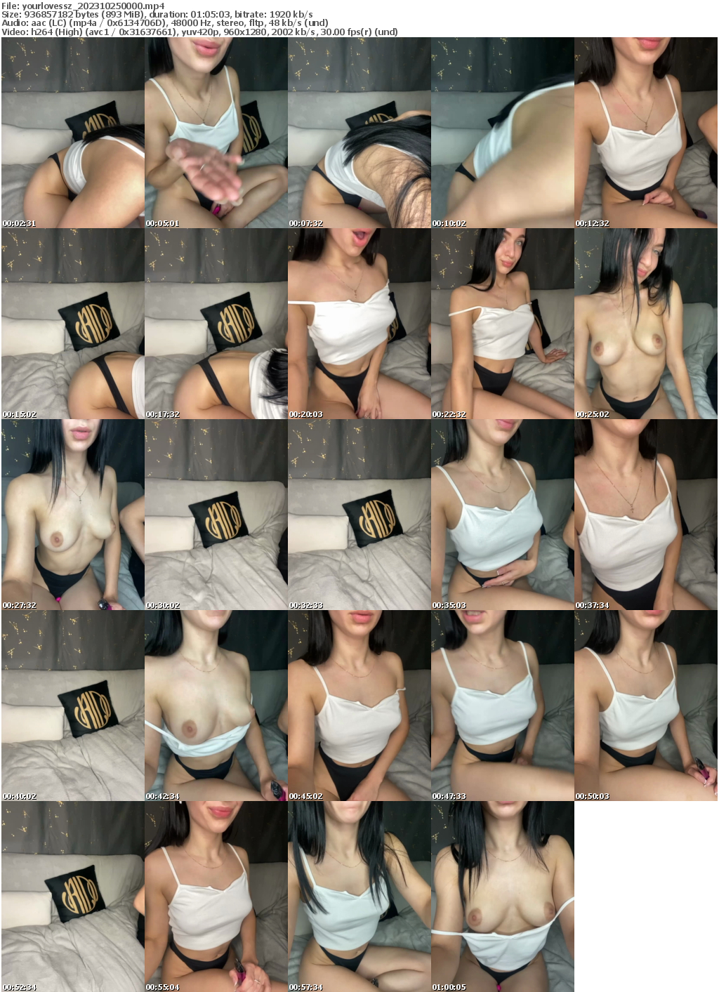 Preview thumb from yourlovessz on 2023-10-25 @ bongacams