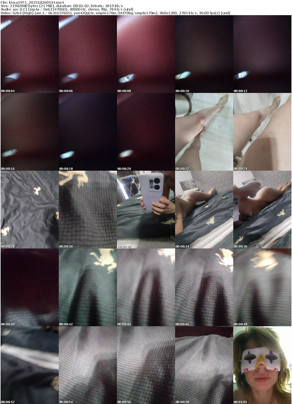 Preview thumb from kissa1971 on 2023-10-26 @ bongacams