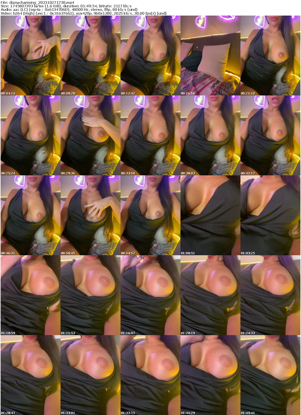Preview thumb from dianacharming on 2023-10-27 @ bongacams