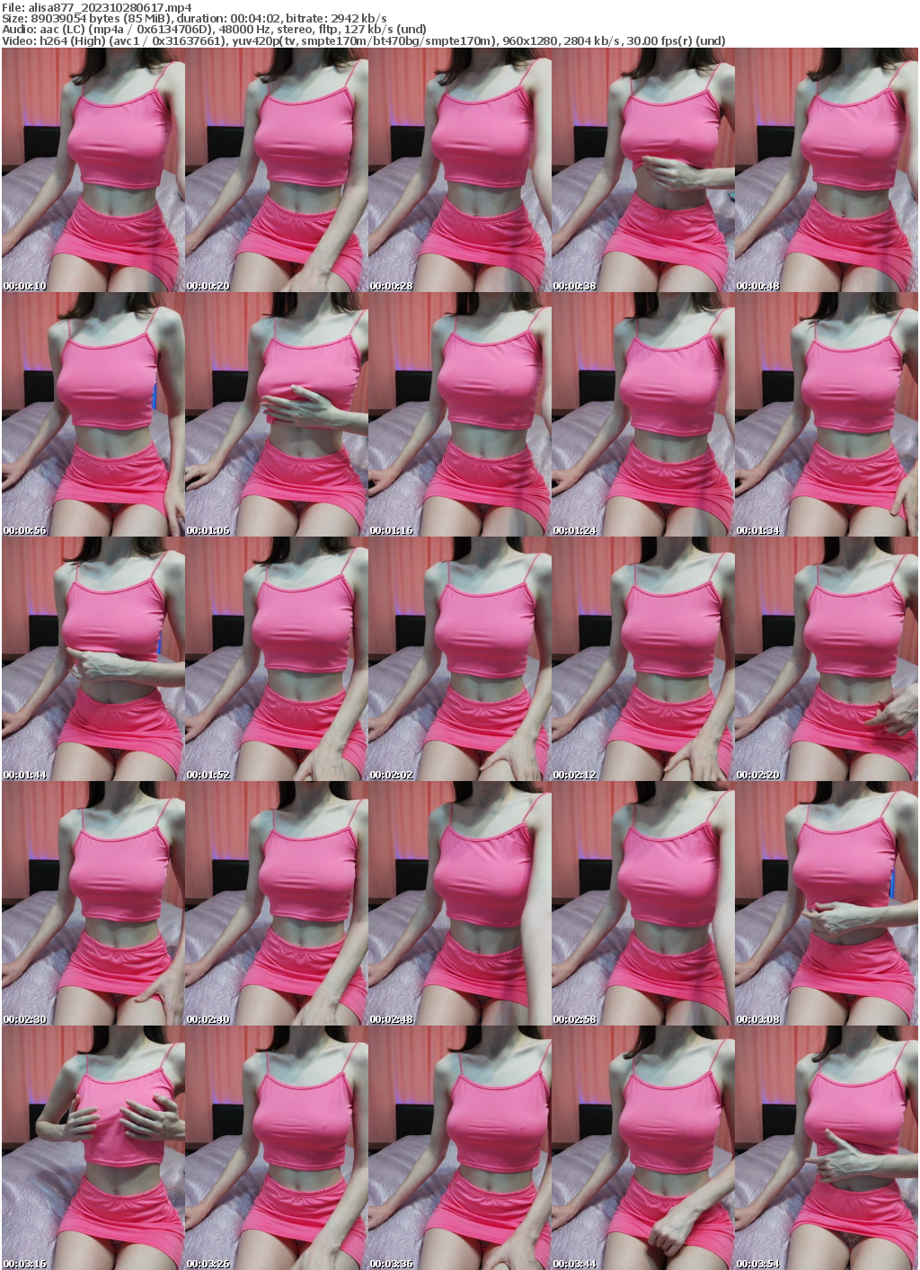 Preview thumb from alisa877 on 2023-10-28 @ bongacams