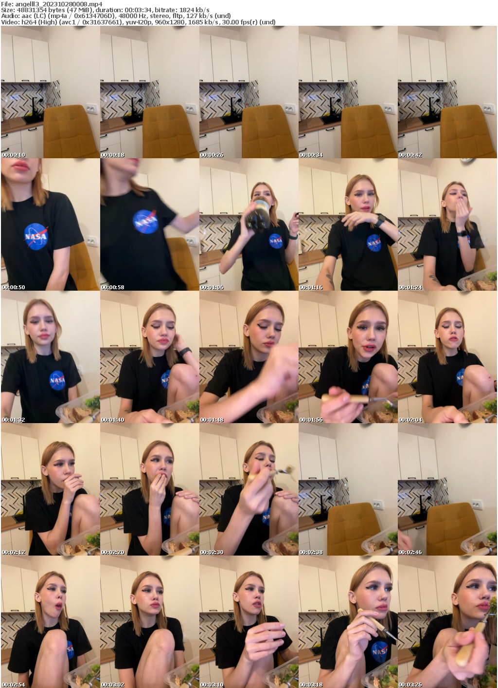 Preview thumb from angelll3 on 2023-10-28 @ bongacams