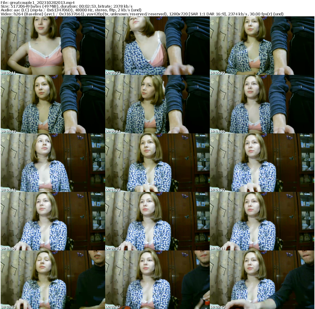 Preview thumb from greatcouple1 on 2023-10-28 @ bongacams