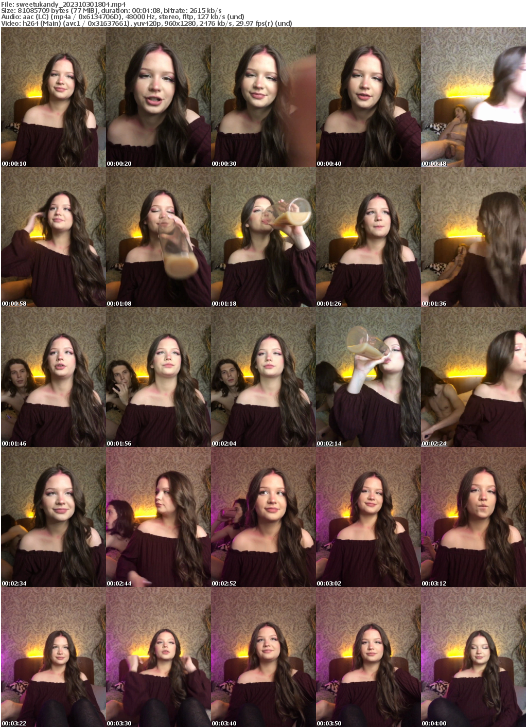 Preview thumb from sweetukandy on 2023-10-30 @ bongacams