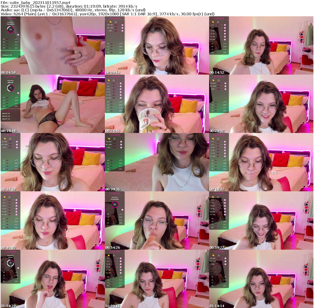 Preview thumb from cutie_baby on 2023-11-01 @ bongacams