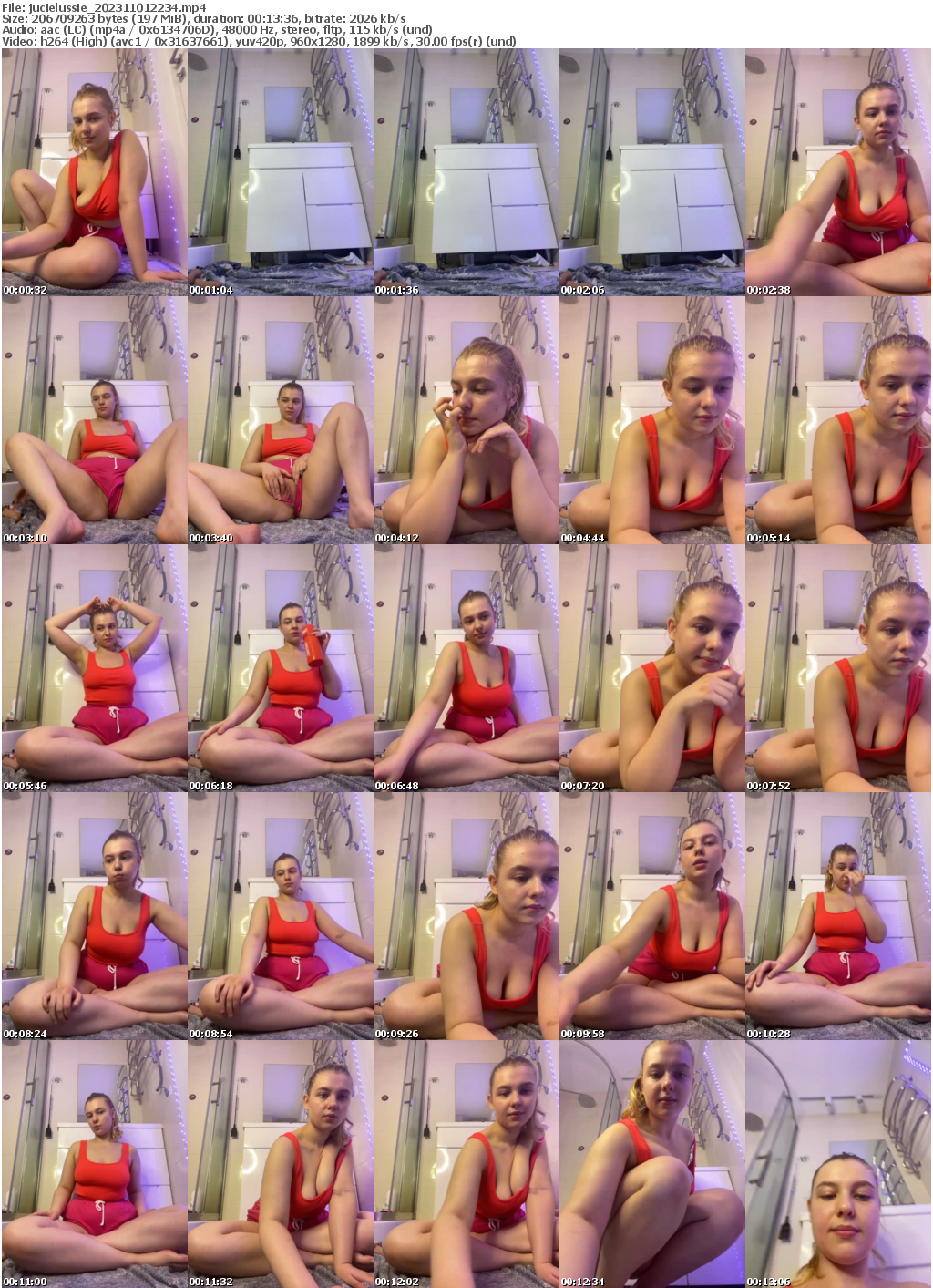 Preview thumb from jucielussie on 2023-11-01 @ bongacams