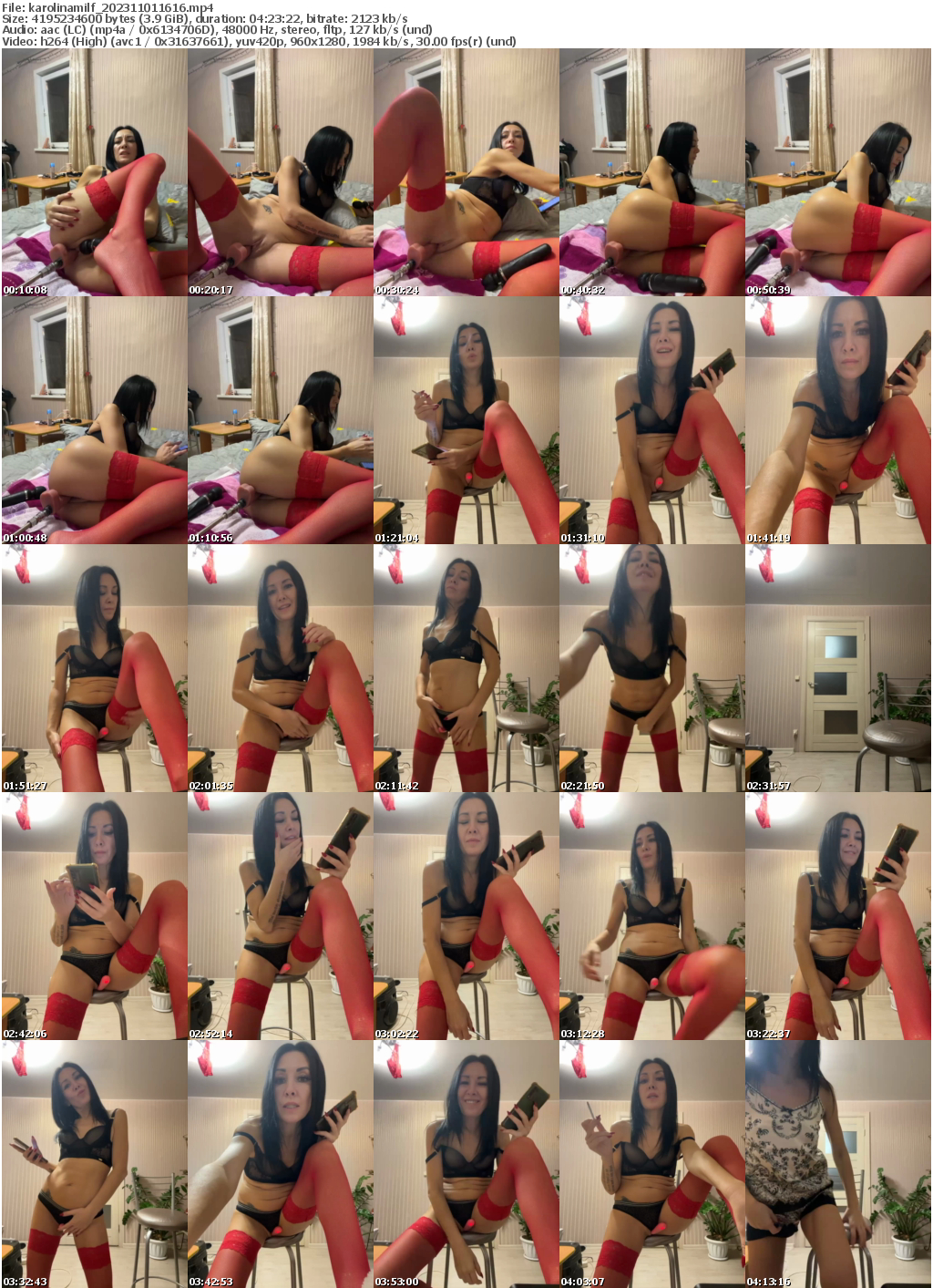 Preview thumb from karolinamilf on 2023-11-01 @ bongacams