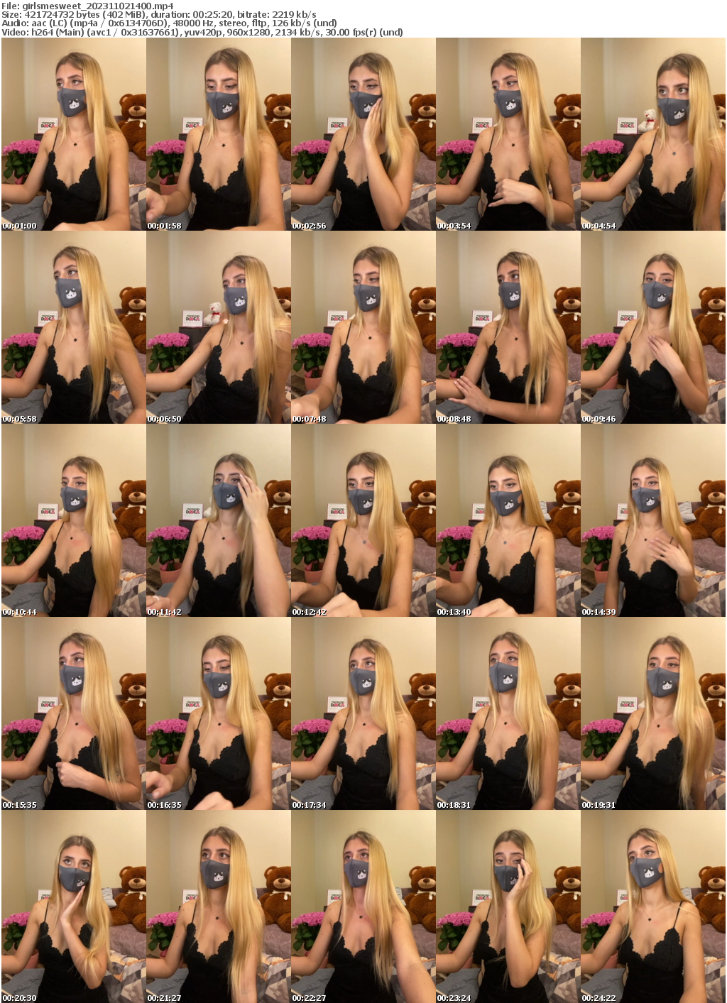 Preview thumb from girlsmesweet on 2023-11-02 @ bongacams