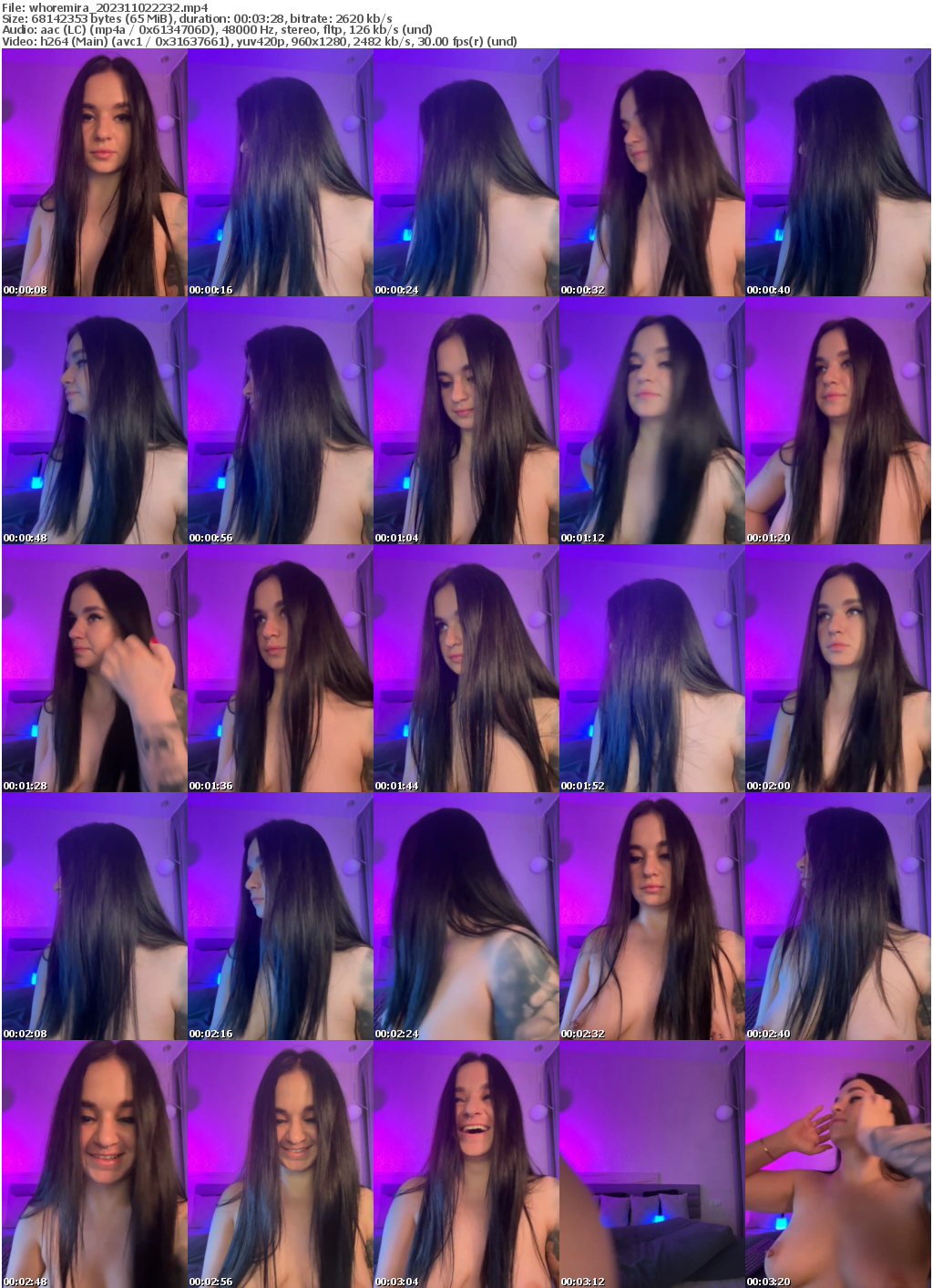 Preview thumb from whoremira on 2023-11-02 @ bongacams