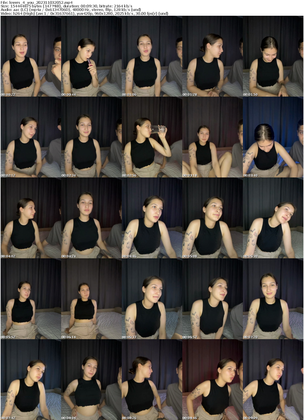 Preview thumb from lovers_4_you on 2023-11-03 @ bongacams