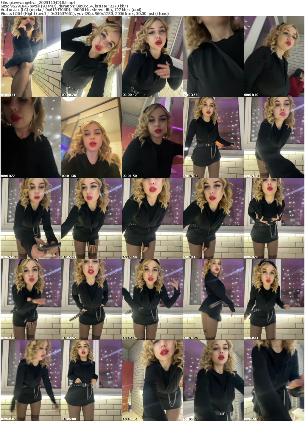 Preview thumb from giayevangeliya on 2023-11-04 @ bongacams