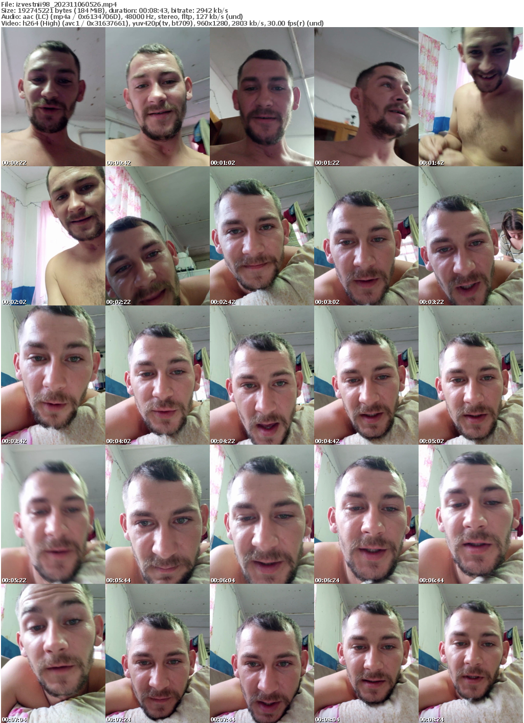 Preview thumb from izvestnii98 on 2023-11-06 @ bongacams