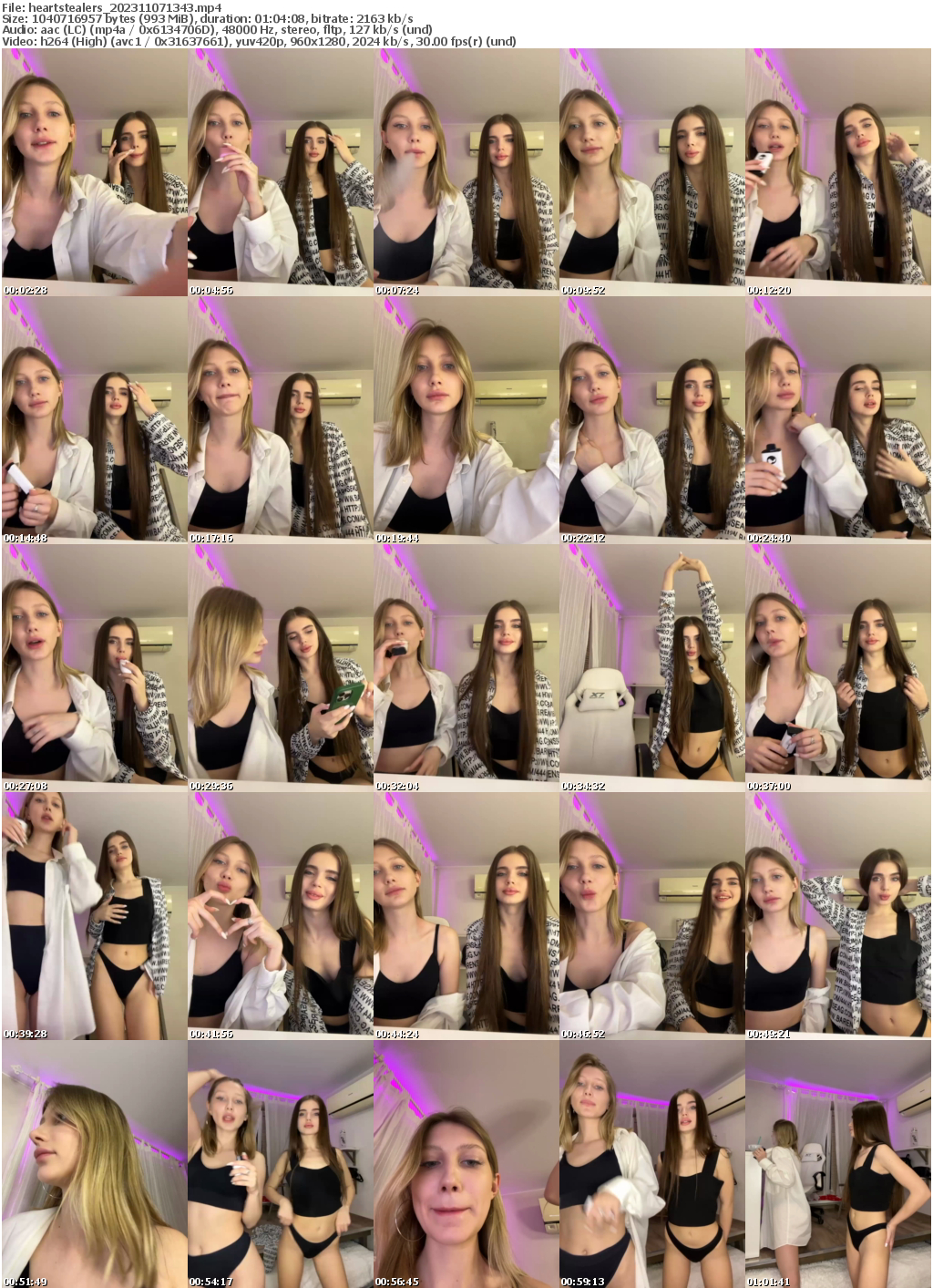 Preview thumb from heartstealers on 2023-11-07 @ bongacams