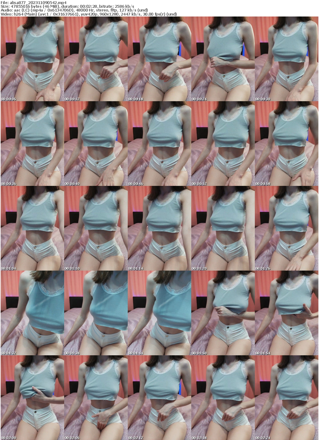 Preview thumb from alisa877 on 2023-11-09 @ bongacams