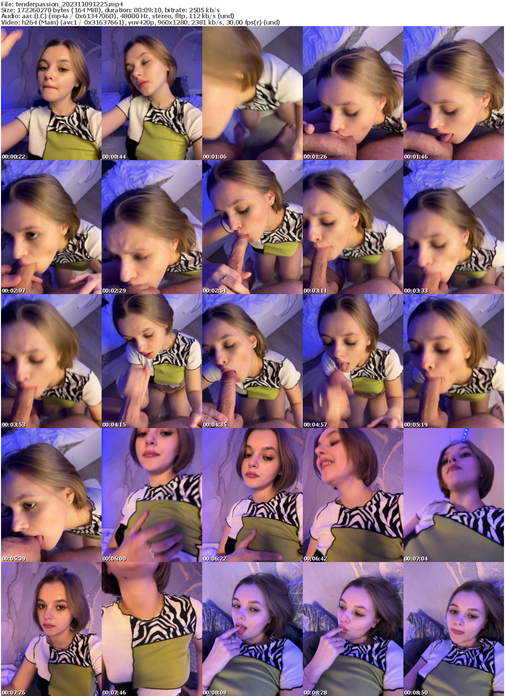 Preview thumb from tenderpassion on 2023-11-09 @ bongacams