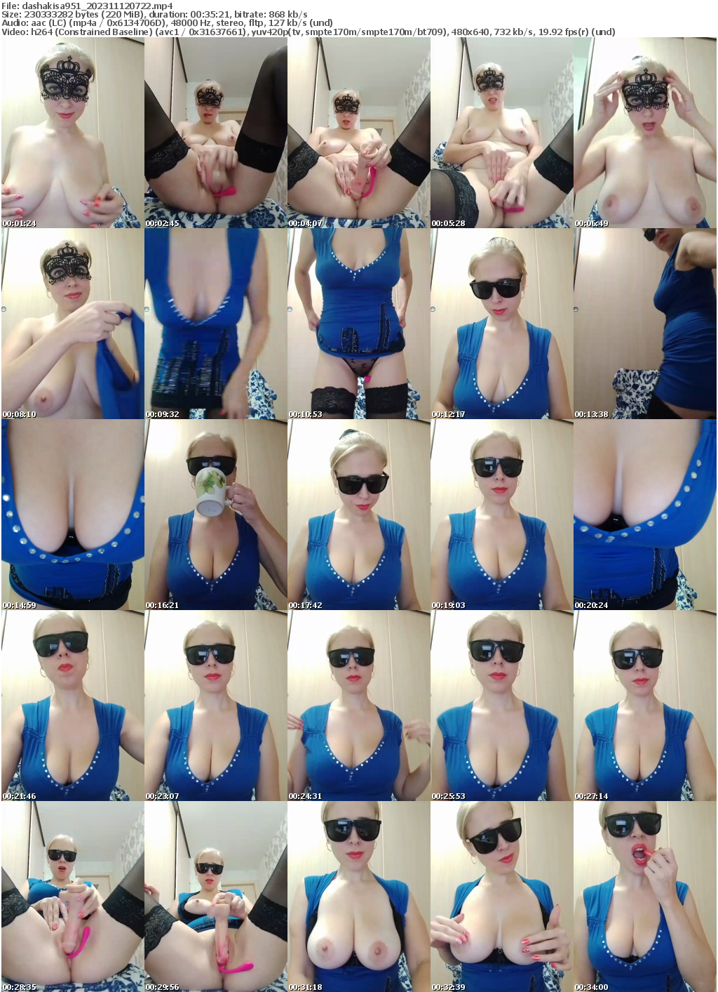 Preview thumb from dashakisa951 on 2023-11-12 @ bongacams