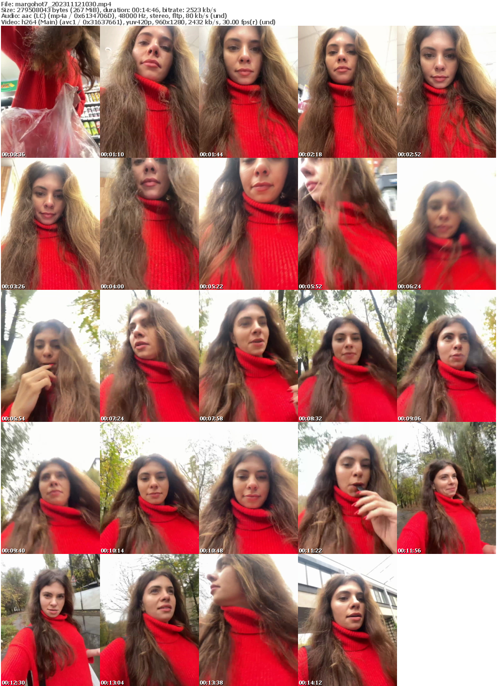 Preview thumb from margohot7 on 2023-11-12 @ bongacams