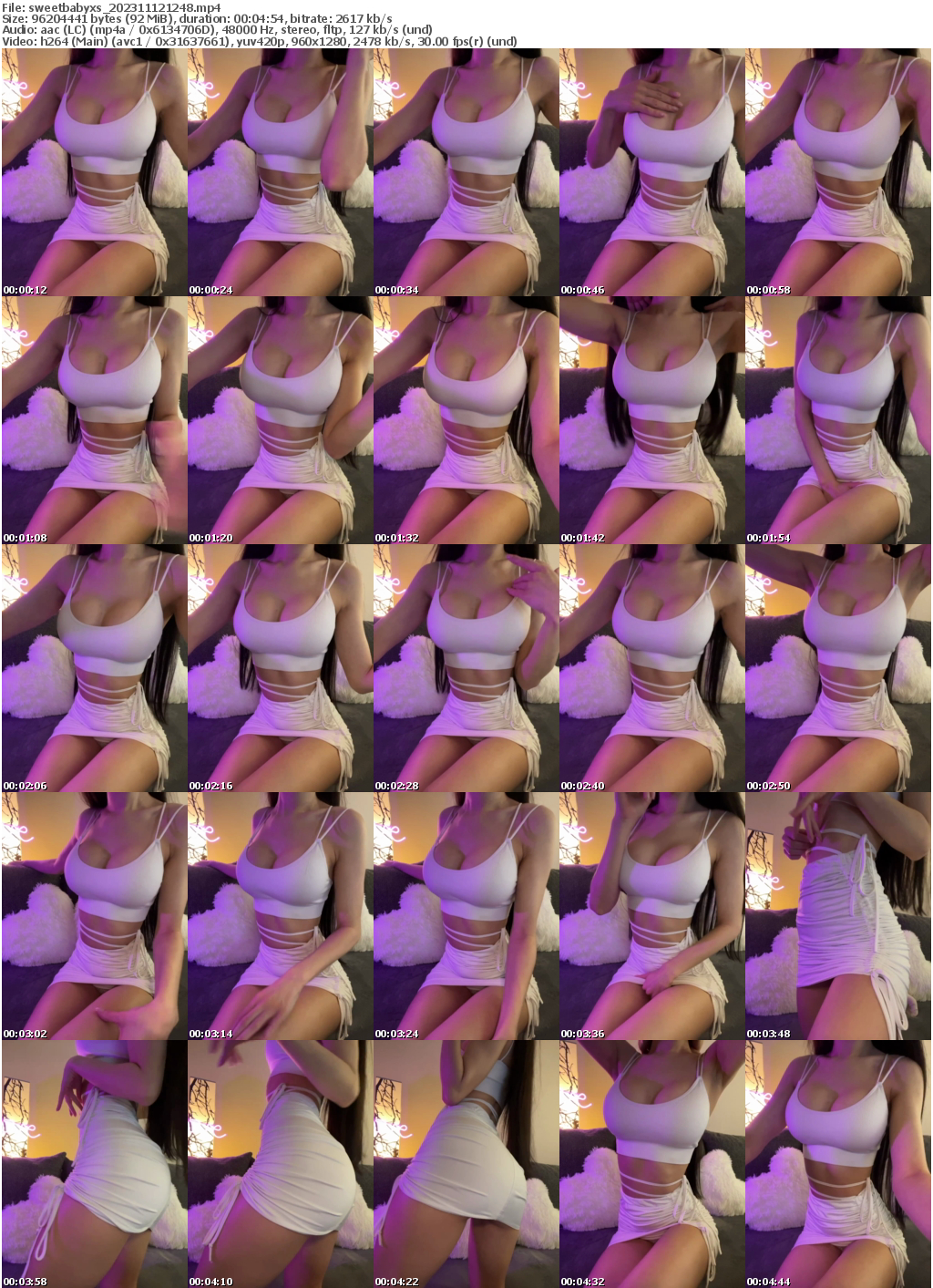 Preview thumb from sweetbabyxs on 2023-11-12 @ bongacams