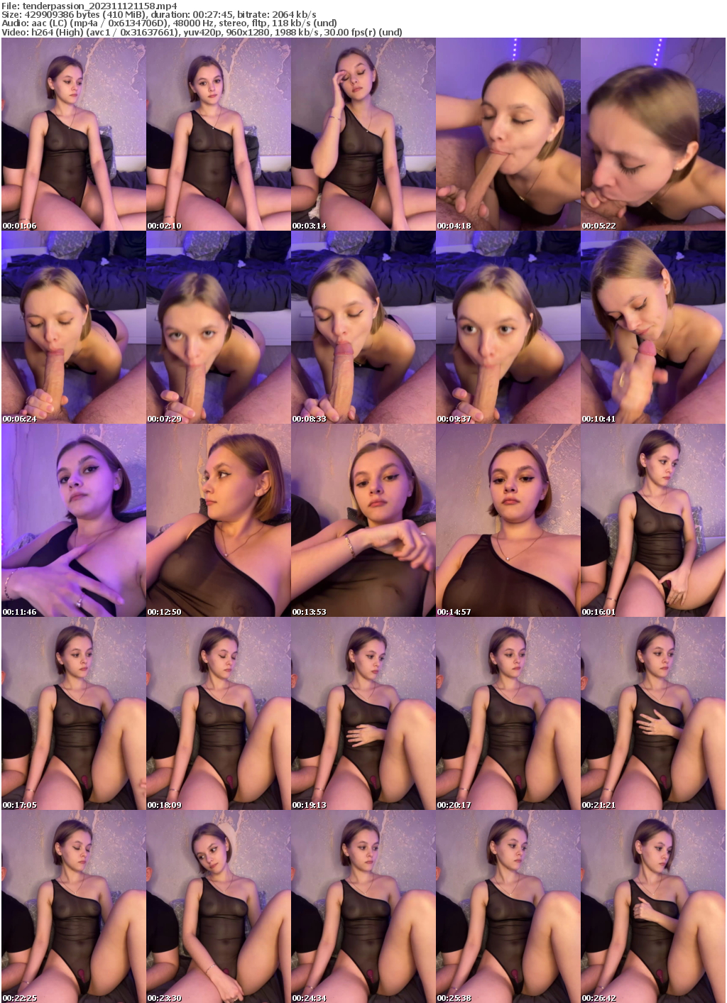 Preview thumb from tenderpassion on 2023-11-12 @ bongacams