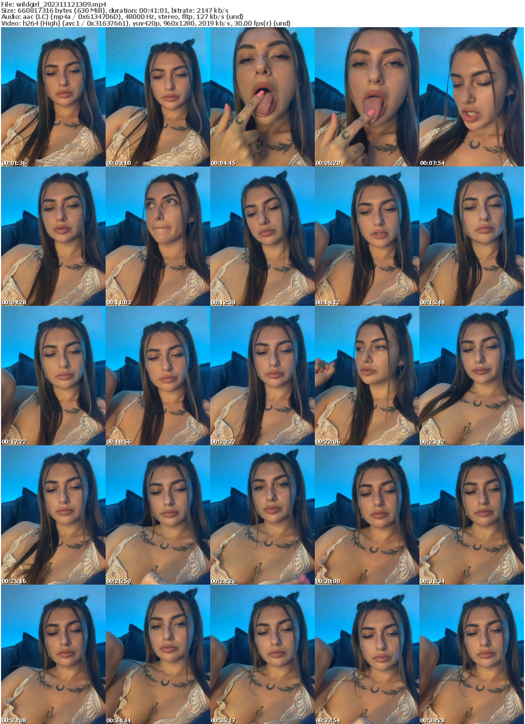 Preview thumb from wildgirl on 2023-11-12 @ bongacams