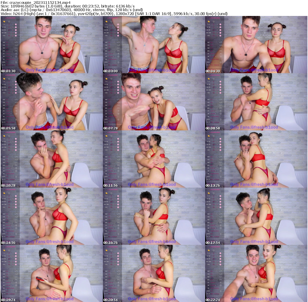 Preview thumb from crazycoupie on 2023-11-15 @ bongacams