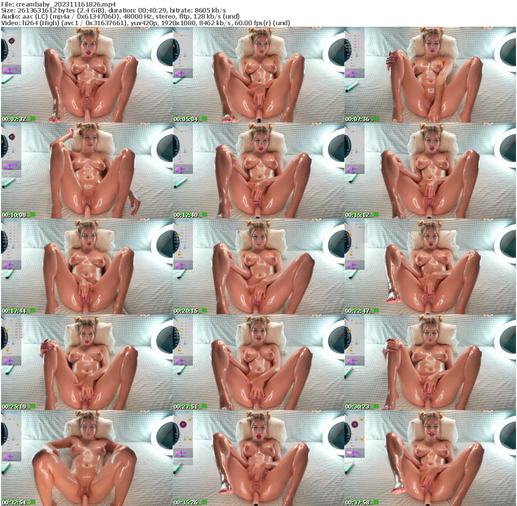 Preview thumb from creambaby on 2023-11-16 @ bongacams