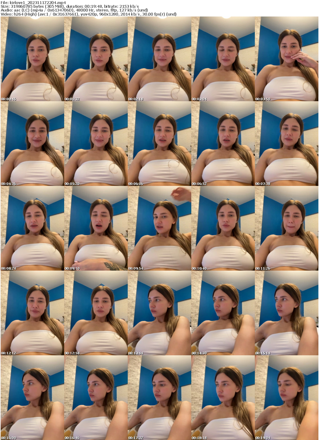 Preview thumb from kirlove1 on 2023-11-17 @ bongacams