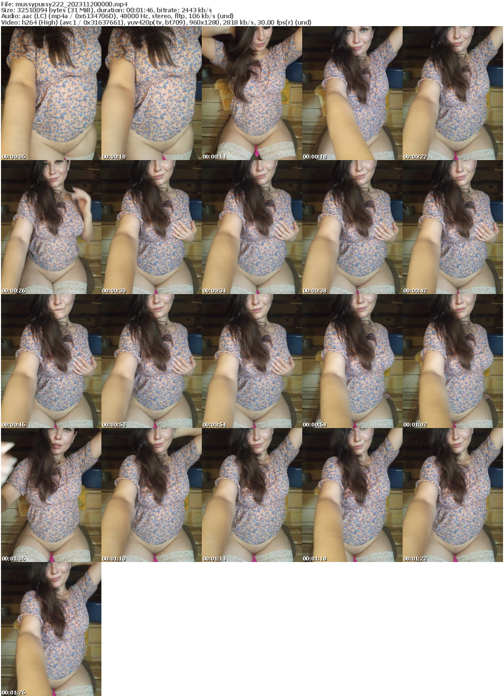 Preview thumb from mussypussy222 on 2023-11-20 @ bongacams