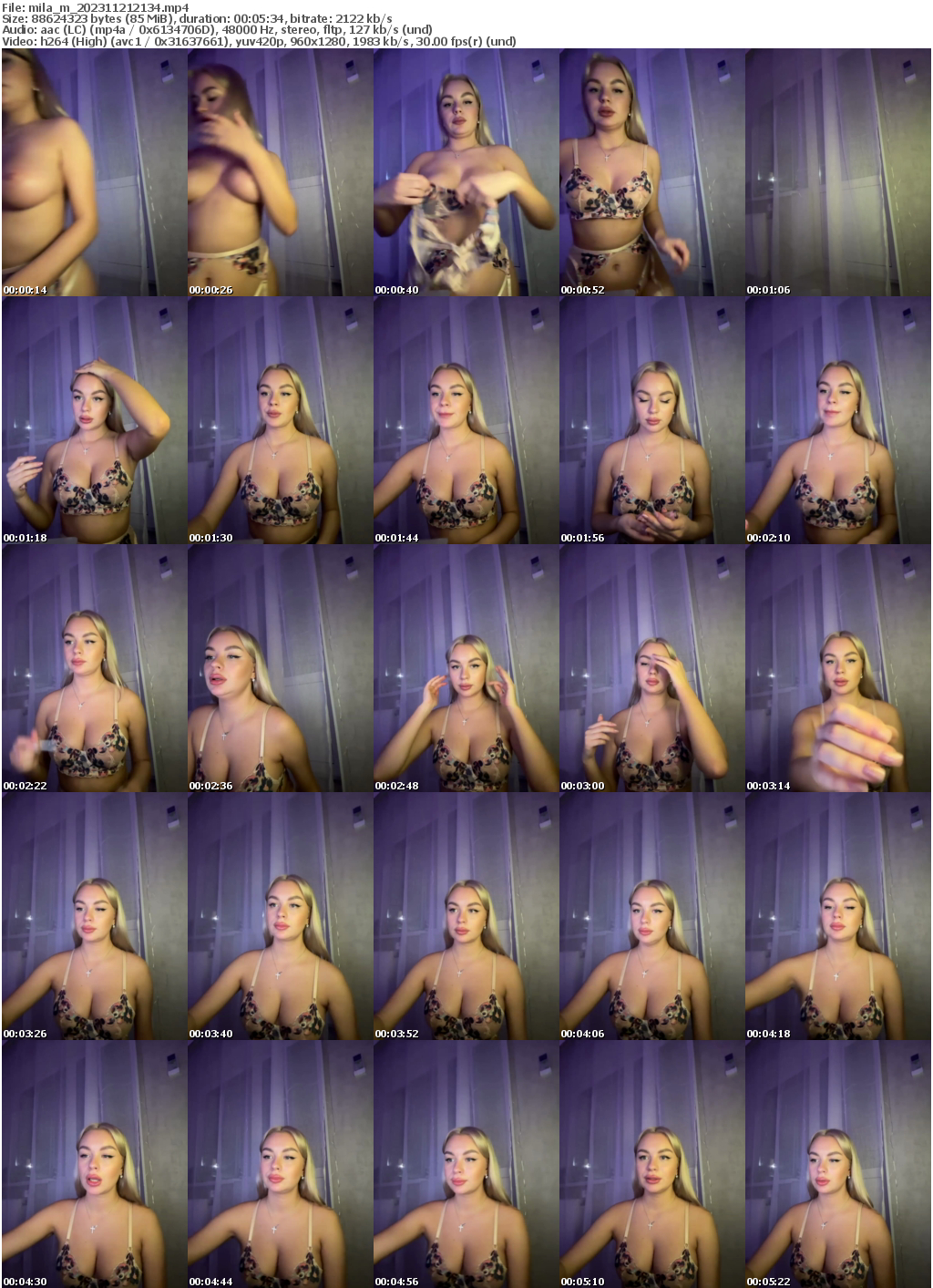 Preview thumb from mila_m on 2023-11-21 @ bongacams