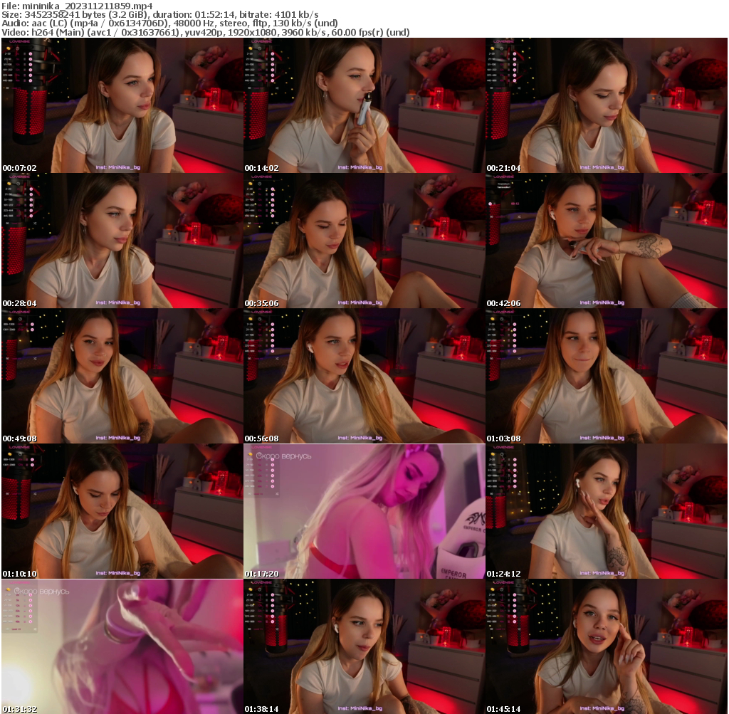 Preview thumb from mininika on 2023-11-21 @ bongacams
