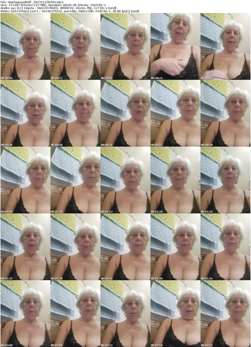 Preview thumb from damlagrandmilf on 2023-11-25 @ bongacams