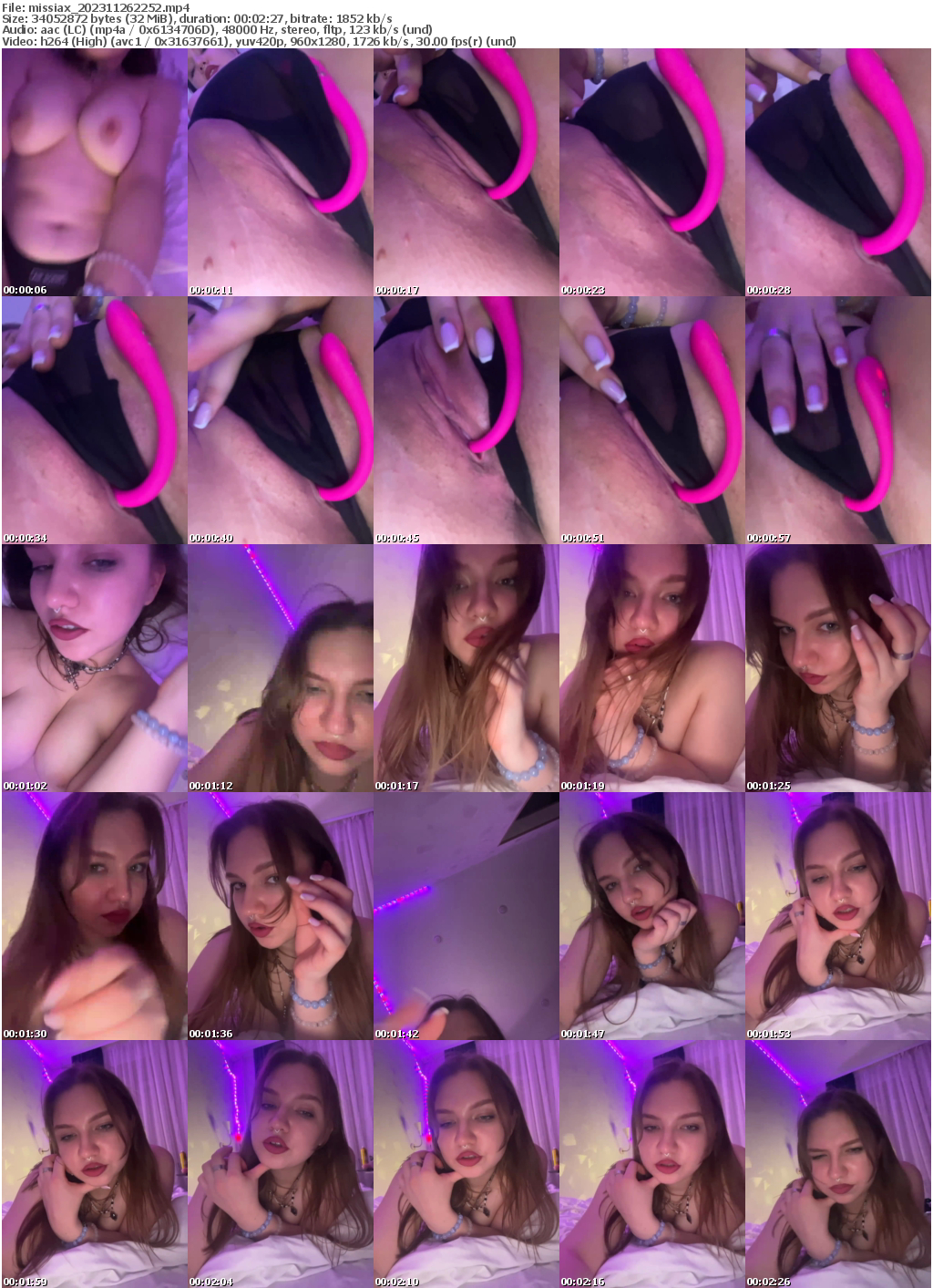 Preview thumb from missiax on 2023-11-26 @ bongacams