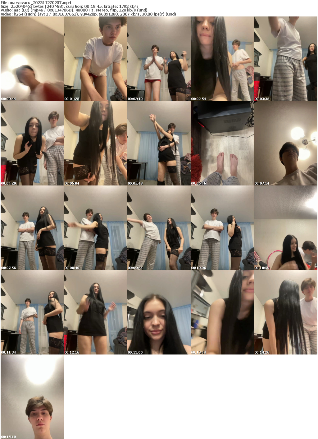 Preview thumb from maryevans on 2023-11-27 @ bongacams